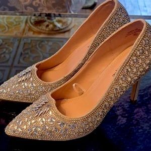 Beaded sequince heels